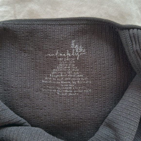 Free People Crop Top in Black - Picture 6 of 6